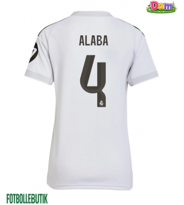 Real Madrid David Alaba #4 Hemmatröja Kvinnor 2025-26 Kortärmad